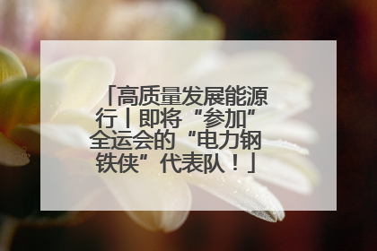 高质量发展能源行丨即将“参加”全运会的“电力钢铁侠”代表队！