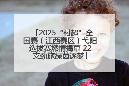 2025“村超”全国赛（江西赛区）弋阳选拔赛燃情揭幕 22支劲旅绿茵逐梦