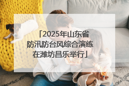 2025年山东省防汛防台风综合演练在潍坊昌乐举行