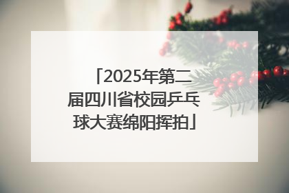 2025年第二届四川省校园乒乓球大赛绵阳挥拍