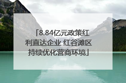 8.84亿元政策红利直达企业 红谷滩区持续优化营商环境