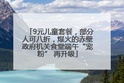9元儿童套餐，部分人可八折，爆火的赤壁政府机关食堂端午“宠粉” 再升级