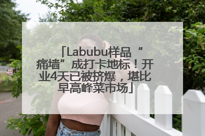 Labubu样品“痛墙”成打卡地标！开业4天已被挤爆，堪比早高峰菜市场